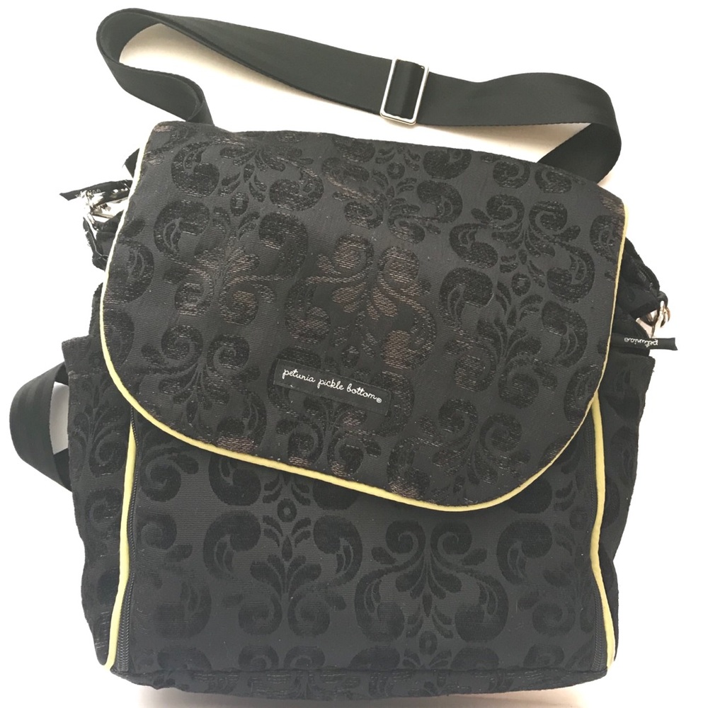 Petunia Pickle Bottom Black Currant Boxy Backpack